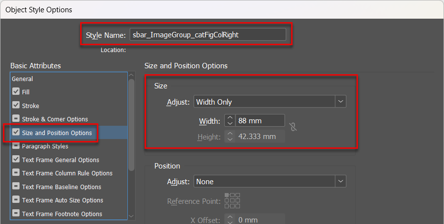 Position Tool Indesign Articles