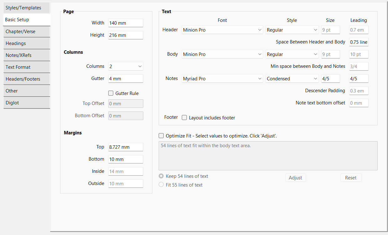 Prescriptive Specifications Indesign Articles