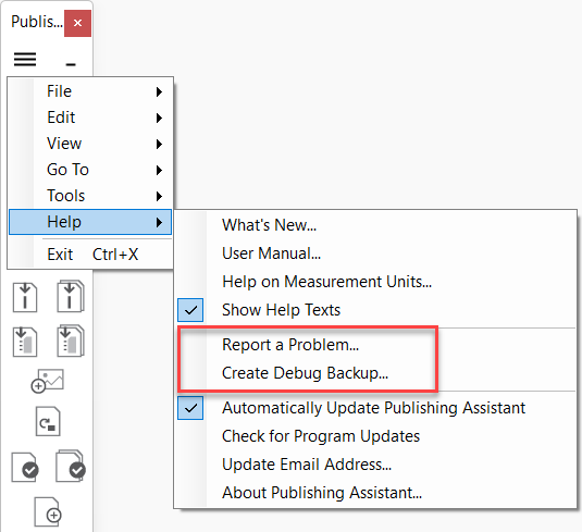 Report A Problem User Interface Articles